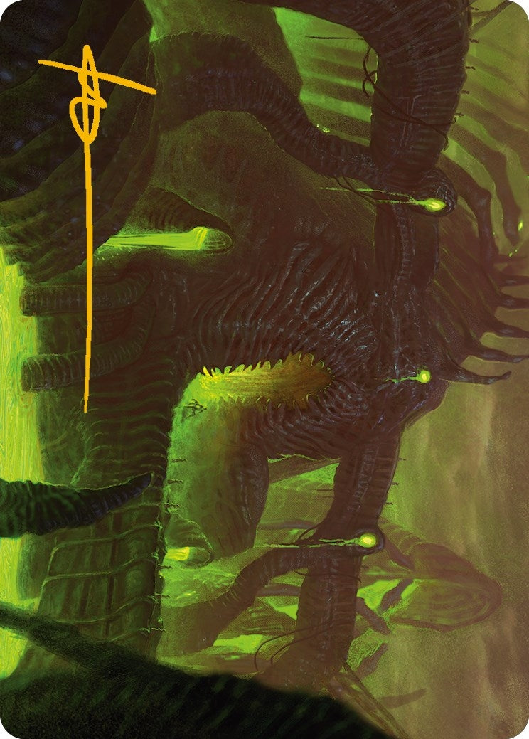 The Dross Pits Art Card (Gold-Stamped Signature) (58) [ASONE] - MTG Single