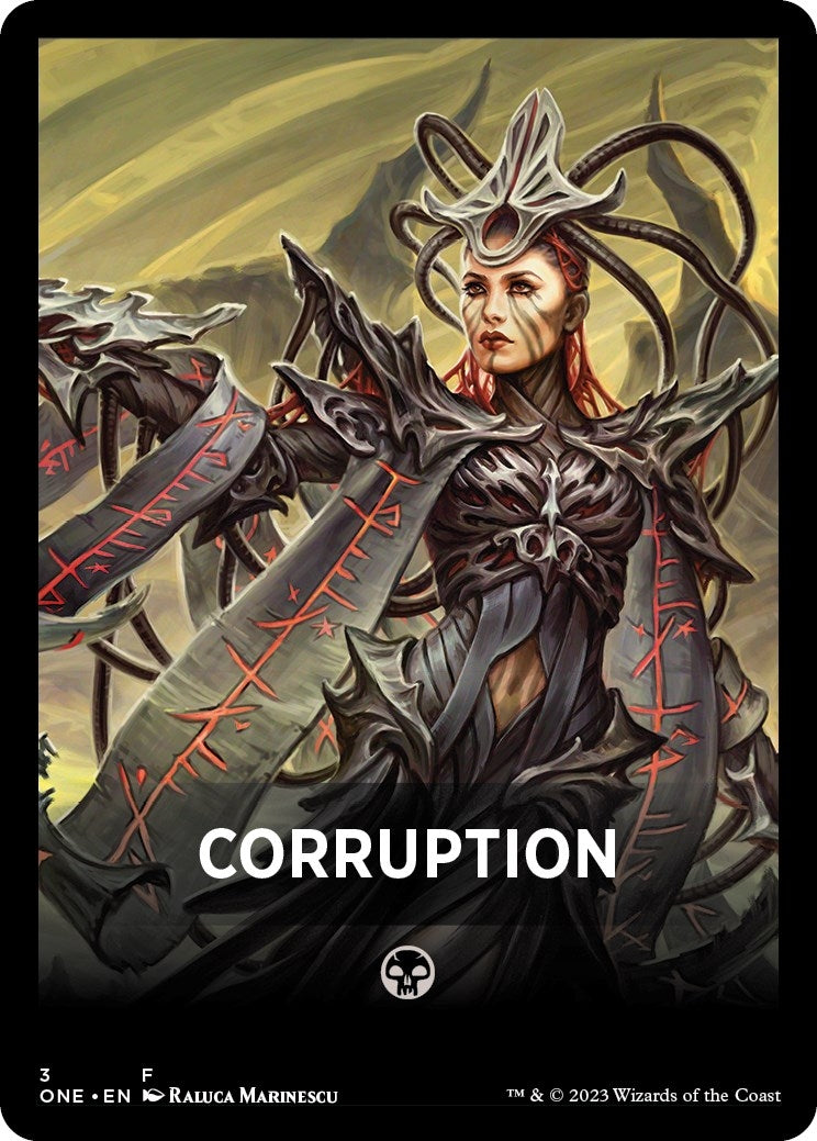Corruption Theme Card (0) [ONE] - MTG Single