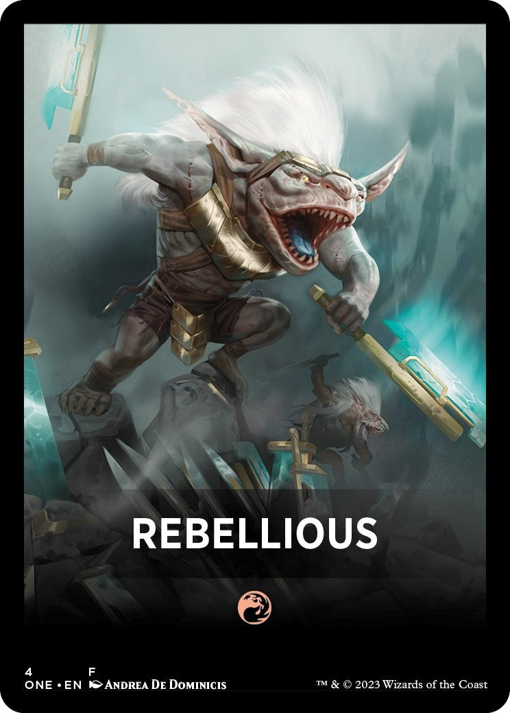 Rebellious Theme Card (0) [ONE] - MTG Single
