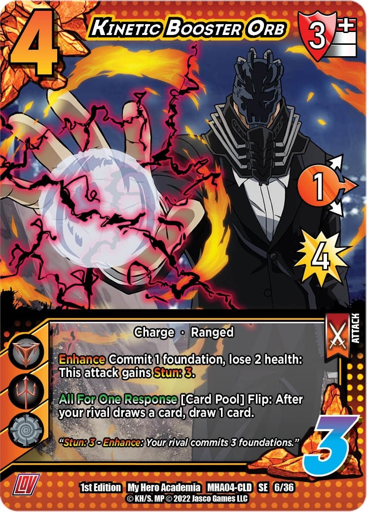 Kinetic Booster Orb (6) [MHA4] - UniVersus Single