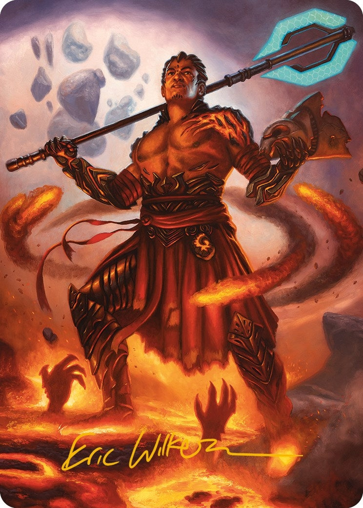 Koth Fire of Resistance Art Card (Gold-Stamped Signature) (31) [ASONE] - MTG Single