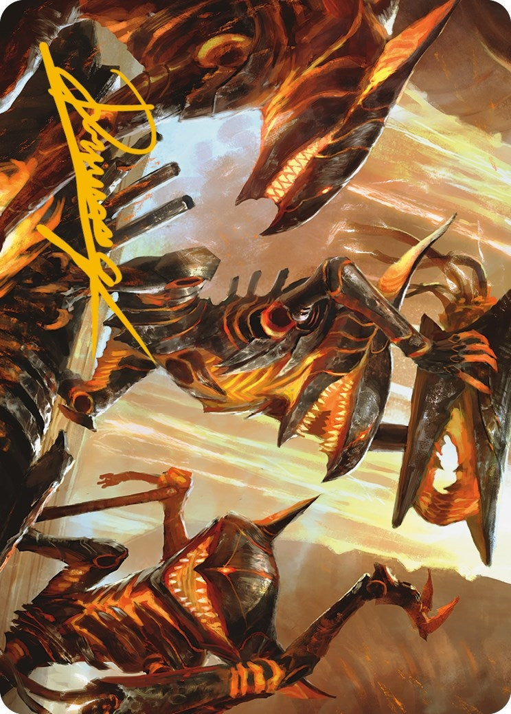 Gleeful Demolition Art Card (Gold-Stamped Signature) (28) [ASONE] - MTG Single