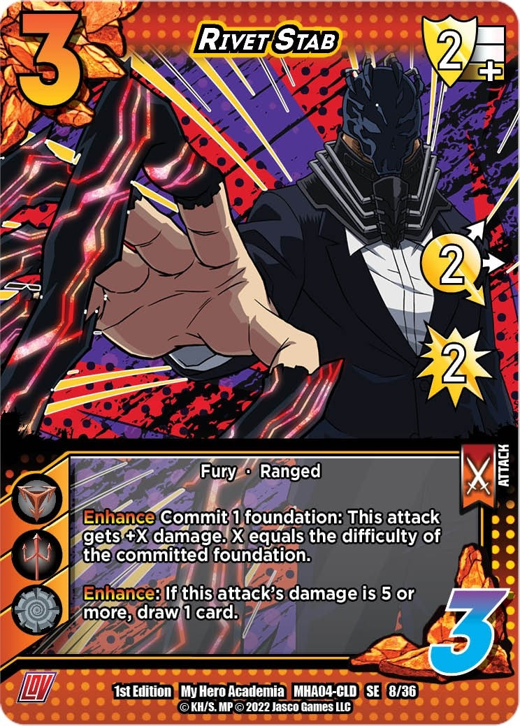 Rivet Stab (8) [MHA4] - UniVersus Single