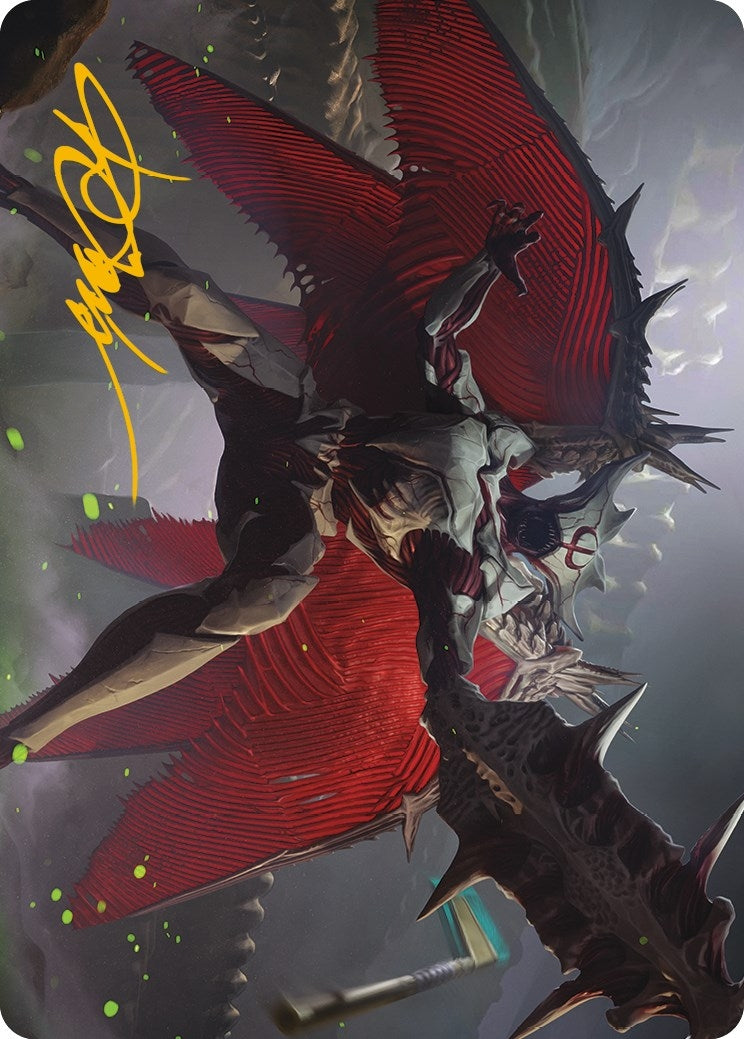 Phyrexian Vindicator Art Card (7/81) (Gold-Stamped Signature) (7) [ASONE] - MTG Single