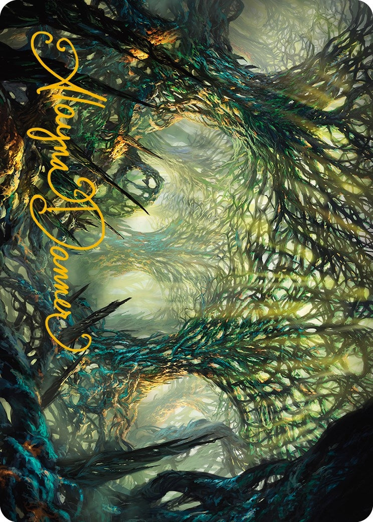 The Hunter Maze Art Card (Gold-Stamped Signature) (60) [ASONE] - MTG Single