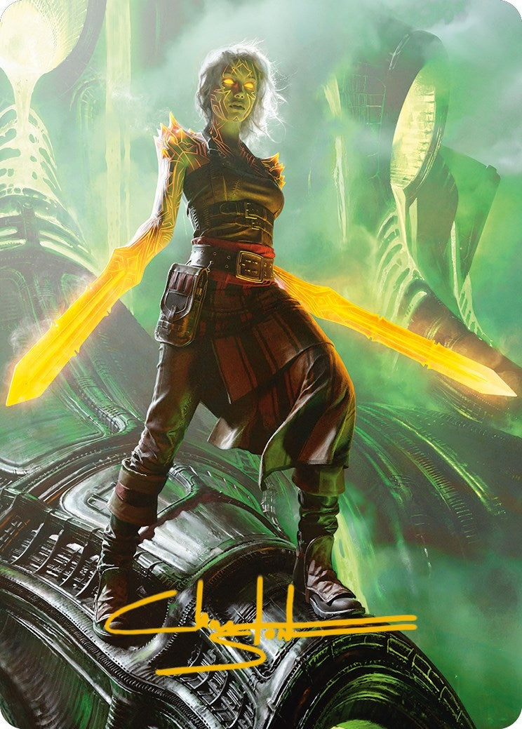 Nahiri the Unforgiving Art Card (51/81) (Gold-Stamped Signature) (51) [ASONE] - MTG Single