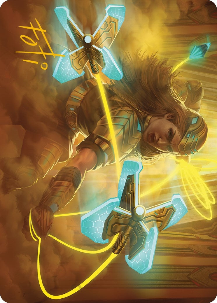Bladehold War-Whip Art Card (Gold-Stamped Signature) (46) [ASONE] - MTG Single