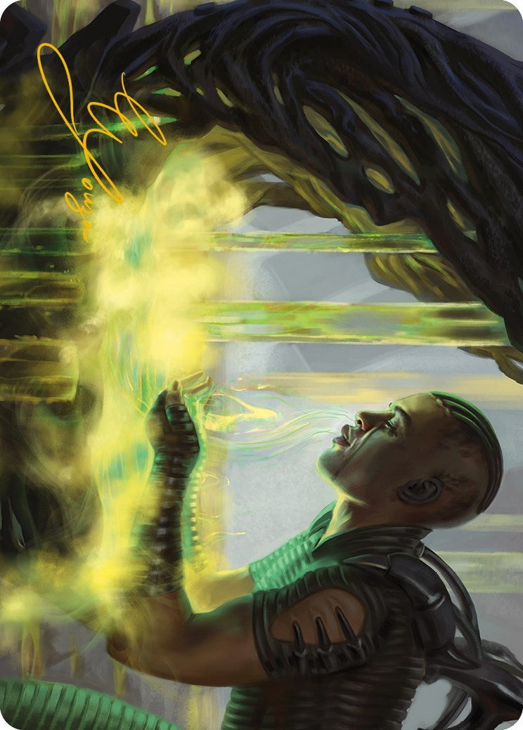 Necrogen Communion Art Card (Gold-Stamped Signature) (21) [ASONE] - MTG Single