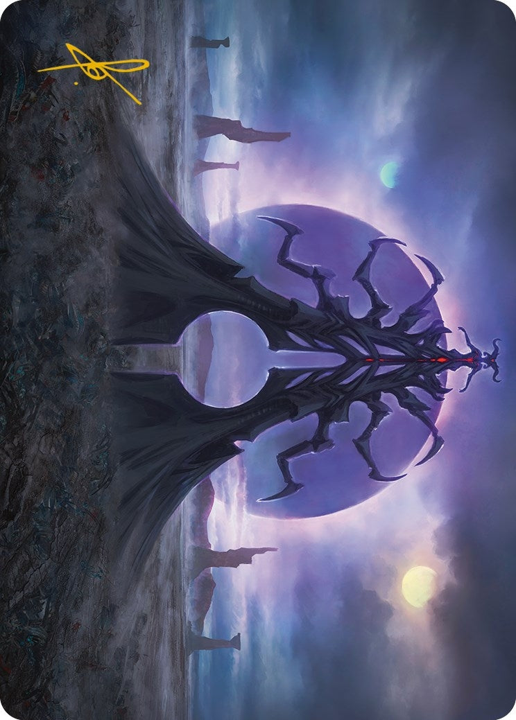 Black Sun’s Twilight Art Card (Gold-Stamped Signature) (19) [ASONE] - MTG Single