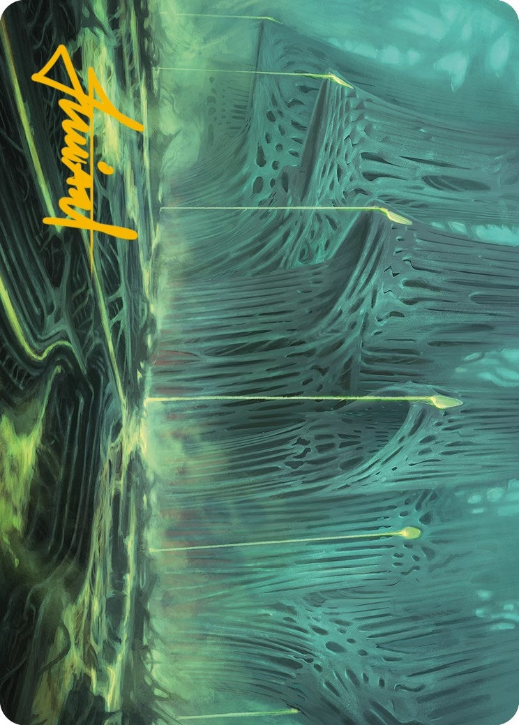 Swamp Art Card (Gold-Stamped Signature) (63) [ASONE] - MTG Single