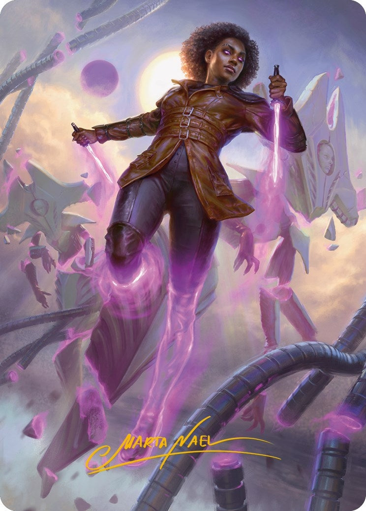 Kaya Intangible Slayer Art Card (Gold-Stamped Signature) (49) [ASONE] - MTG Single