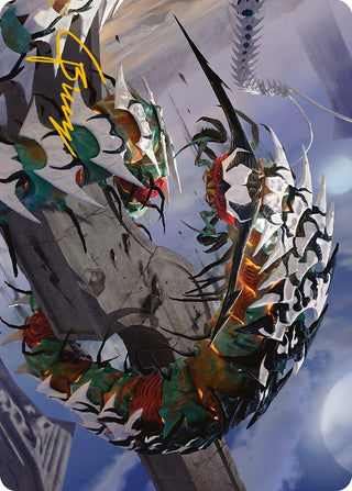 Atraxa’s Skitterfang Art Card (Gold-Stamped Signature) (55) [ASONE] - MTG Single
