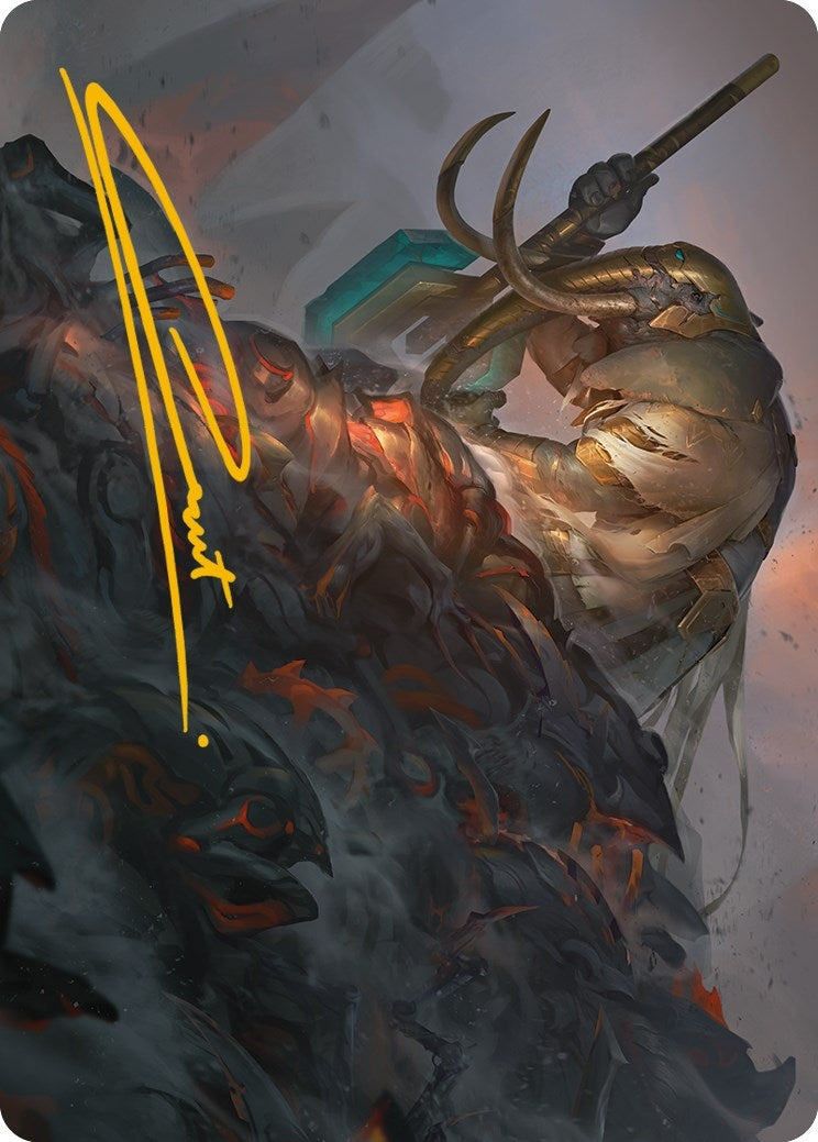 Against All Odds Art Card (Gold-Stamped Signature) (1) [ASONE] - MTG Single