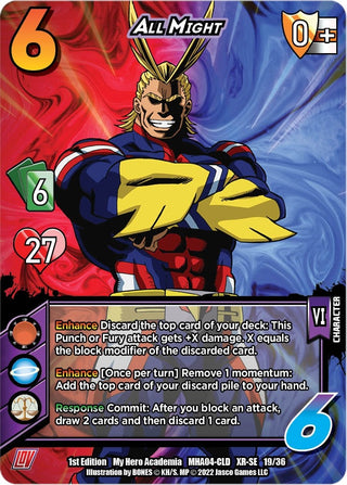 All Might (XR) (19) [MHA4] - UniVersus Single