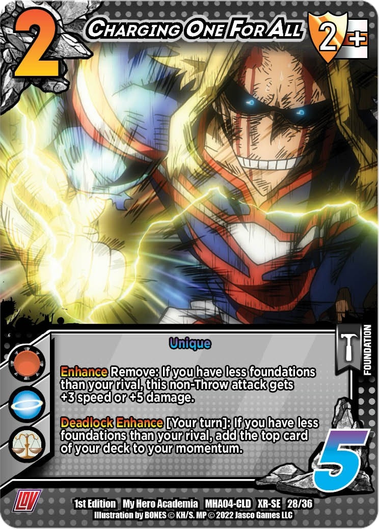 Charging One For All (XR) (28) [MHA4] - UniVersus Single