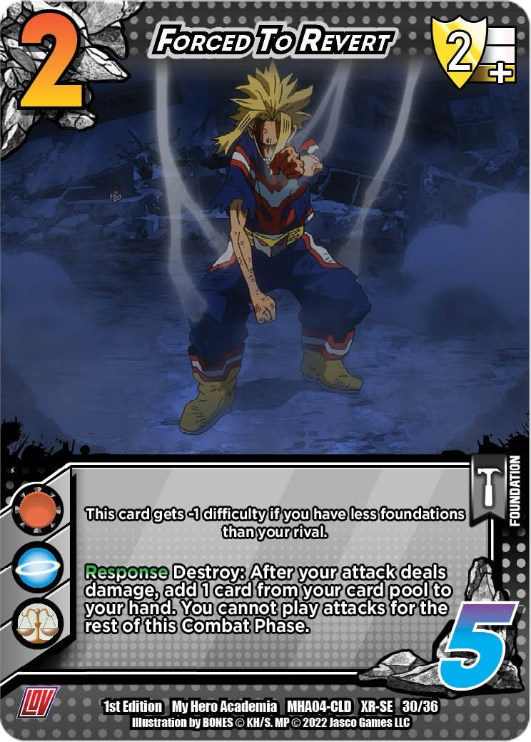 Forced to Revert (XR) (30) [MHA4] - UniVersus Single