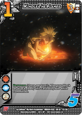 Kindle the Flames (XR) (32) [MHA4] - UniVersus Single