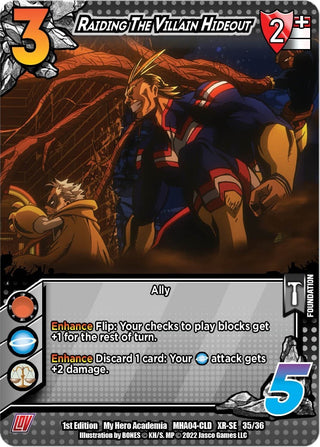 Raiding the Villain Hideout (XR) (35) [MHA4] - UniVersus Single