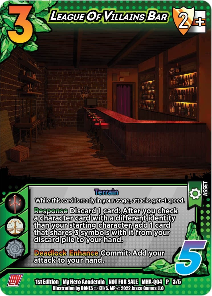 League of Villains Bar (Quirk Pack 4) (40305) [MHAP] - UniVersus Single