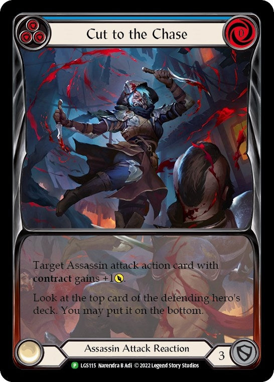 Cut to the Chase (Blue) (115) [PR] - Flesh and Blood TCG Single