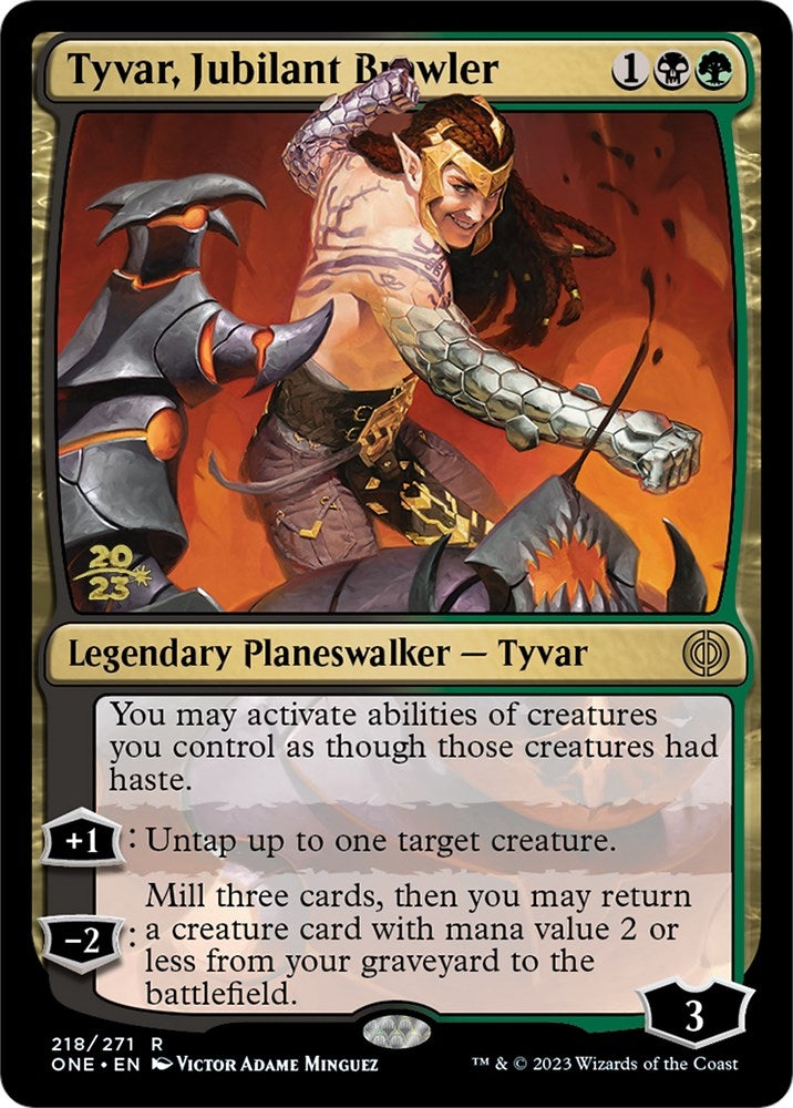 Tyvar Jubilant Brawler (218) [PRE] - MTG Single