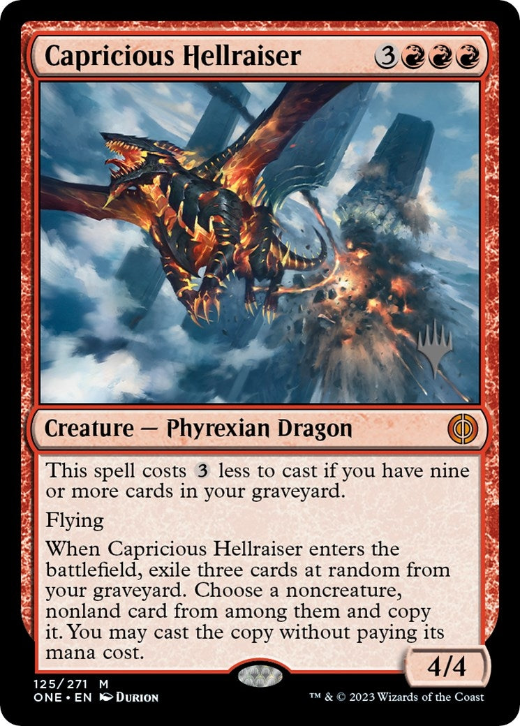 Capricious Hellraiser (125) [PPONE] - MTG Single