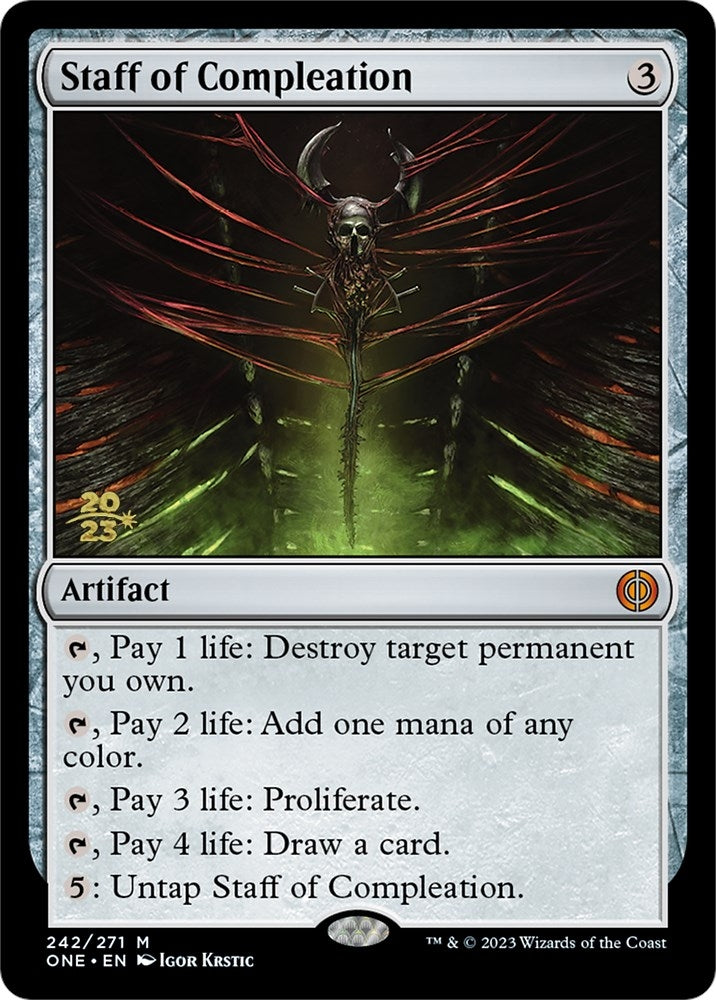 Staff of Compleation (242) [PRE] - MTG Single