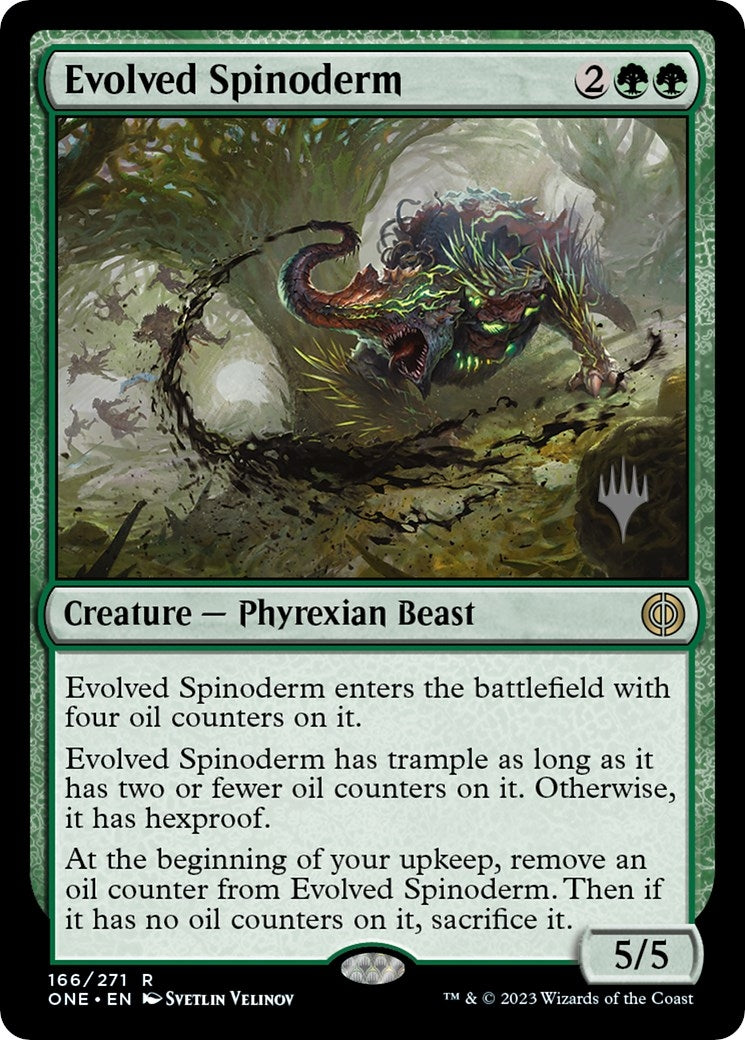 Evolved Spinoderm (166) [PPONE] - MTG Single