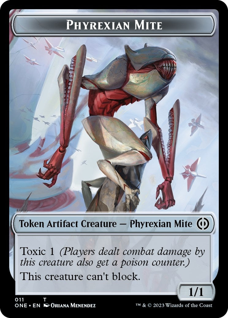 Phyrexian Mite (011) // Phyrexian Germ Double-sided Token (0) [ONE] - MTG Single