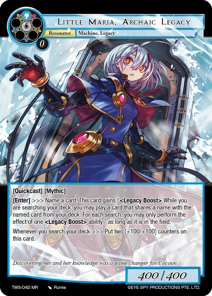 Little Maria Archaic Legacy (42) [TWS] - Force of Will Single