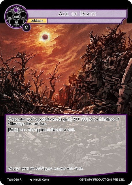 Age of Death (69) [TWS] - Force of Will Single