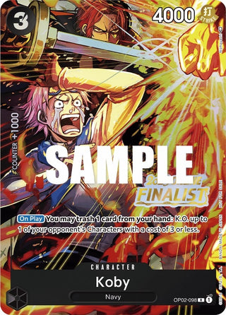 Koby (Online Regional 2023) [Finalist] (2098) (OP-PR) - One Piece Card Game Single
