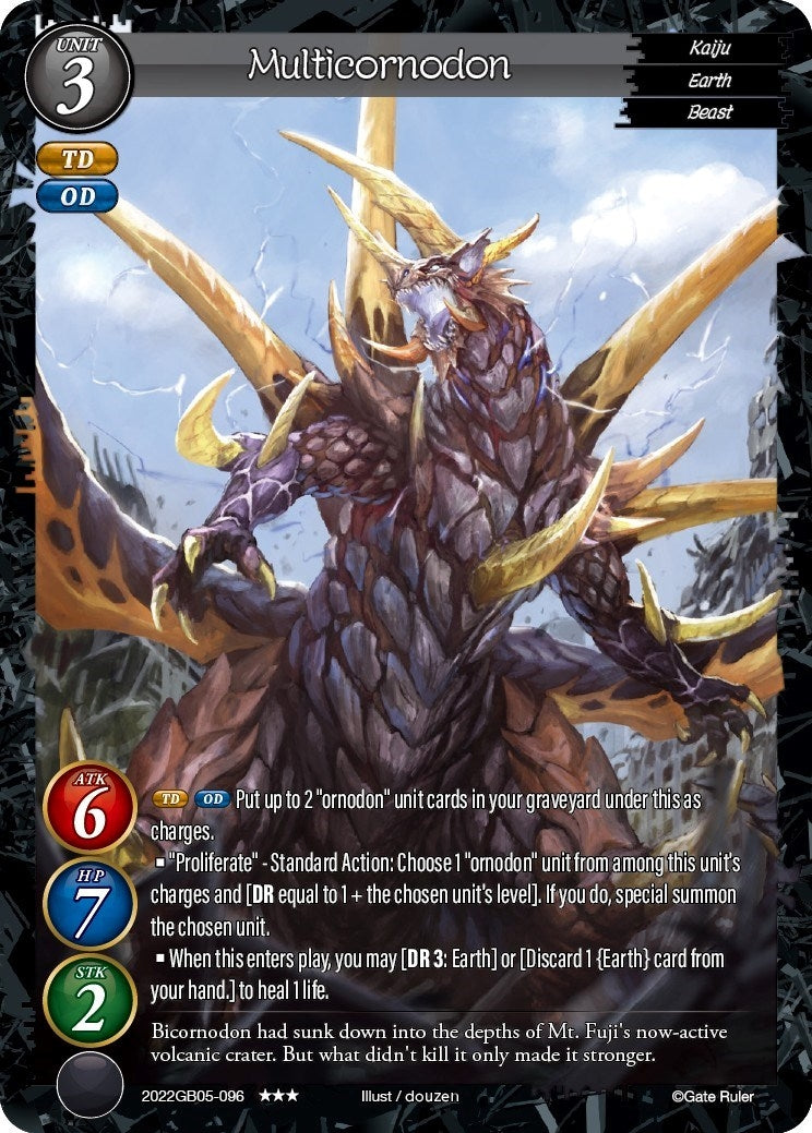 Multicornodon (2022) - Gate Ruler Single