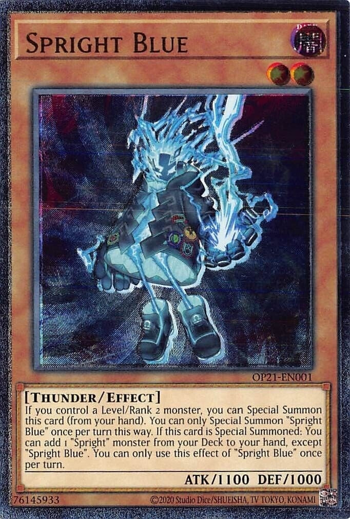 Spright Blue (UTR) (21001) (OP21) - YuGiOh Single