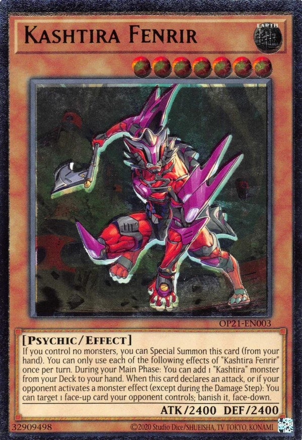 Kashtira Fenrir (UTR) (21003) (OP21) - YuGiOh Single
