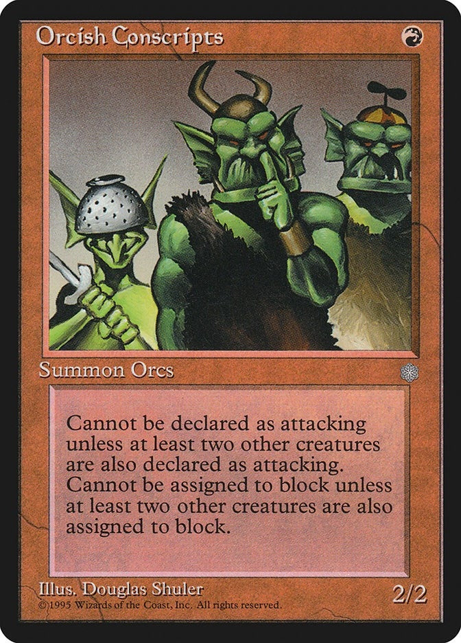 Orcish Conscripts [ICE] - MTG Single