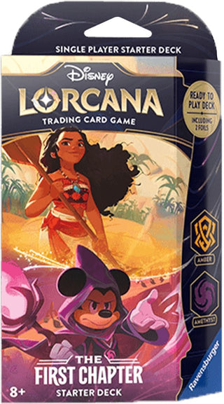 Disney Lorcana: The First Chapter Starter Deck (Amber & Amethyst) (1) - Disney Lorcana Sealed