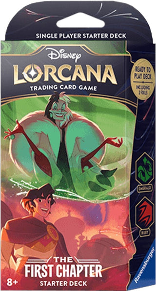 Disney Lorcana: The First Chapter Starter Deck (Emerald & Ruby) (1) - Disney Lorcana Sealed