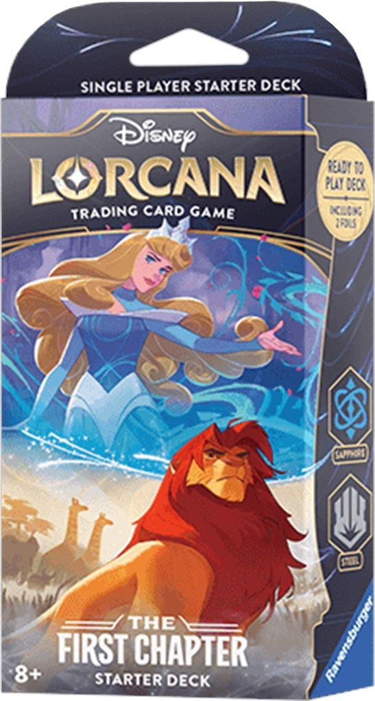 Disney Lorcana: The First Chapter Starter Deck (Sapphire & Steel) (1) - Disney Lorcana Sealed