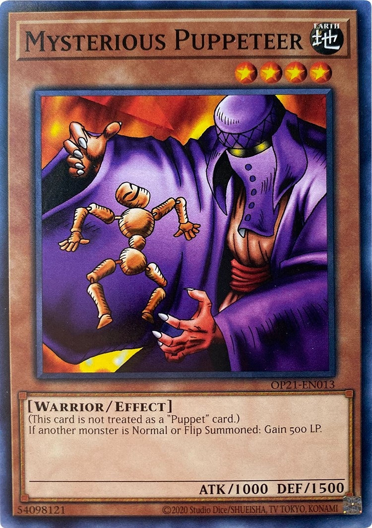 Mysterious Puppeteer (21013) (OP21) - YuGiOh Single