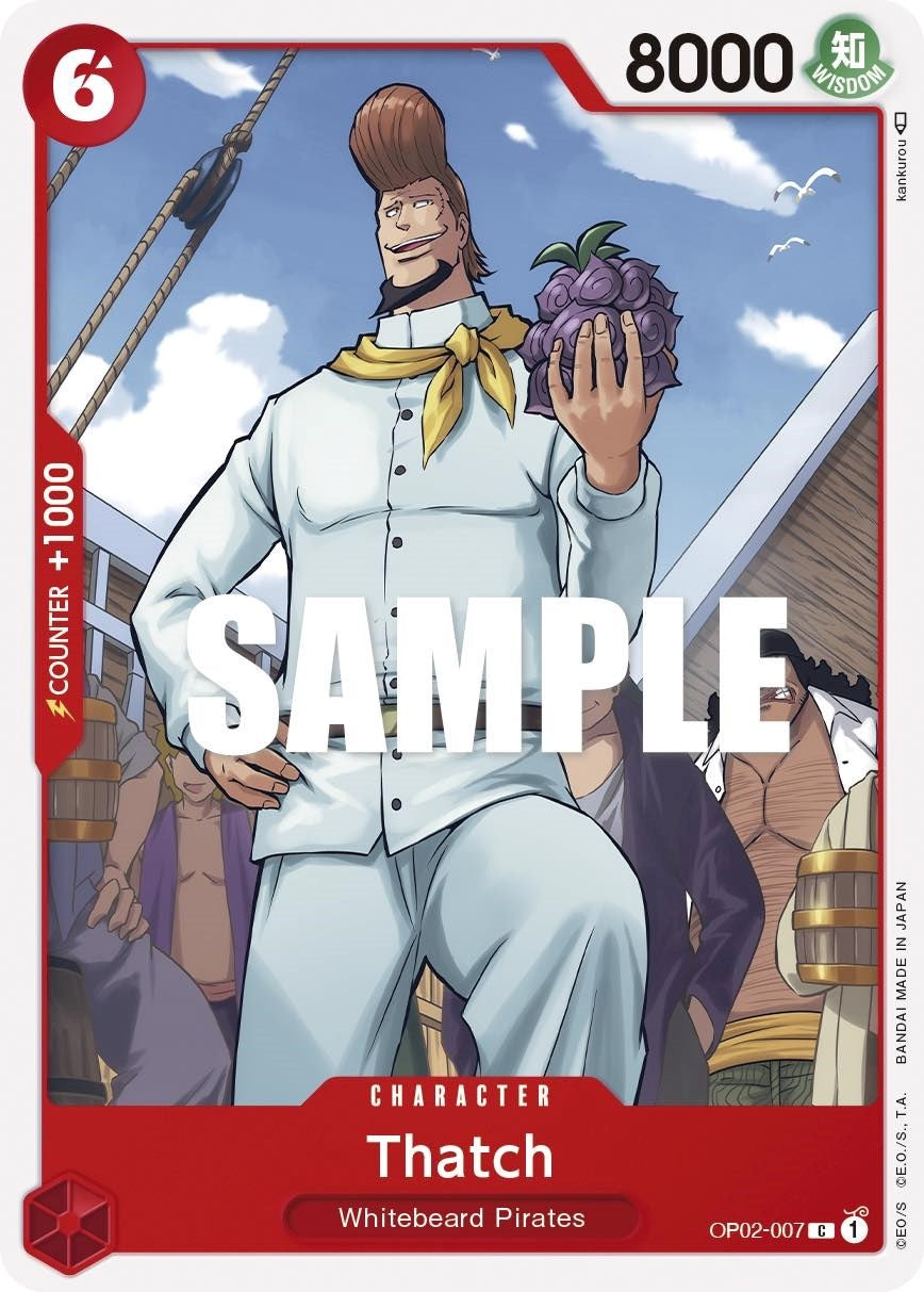 Thatch (2007) (OP02) - One Piece Card Game Single