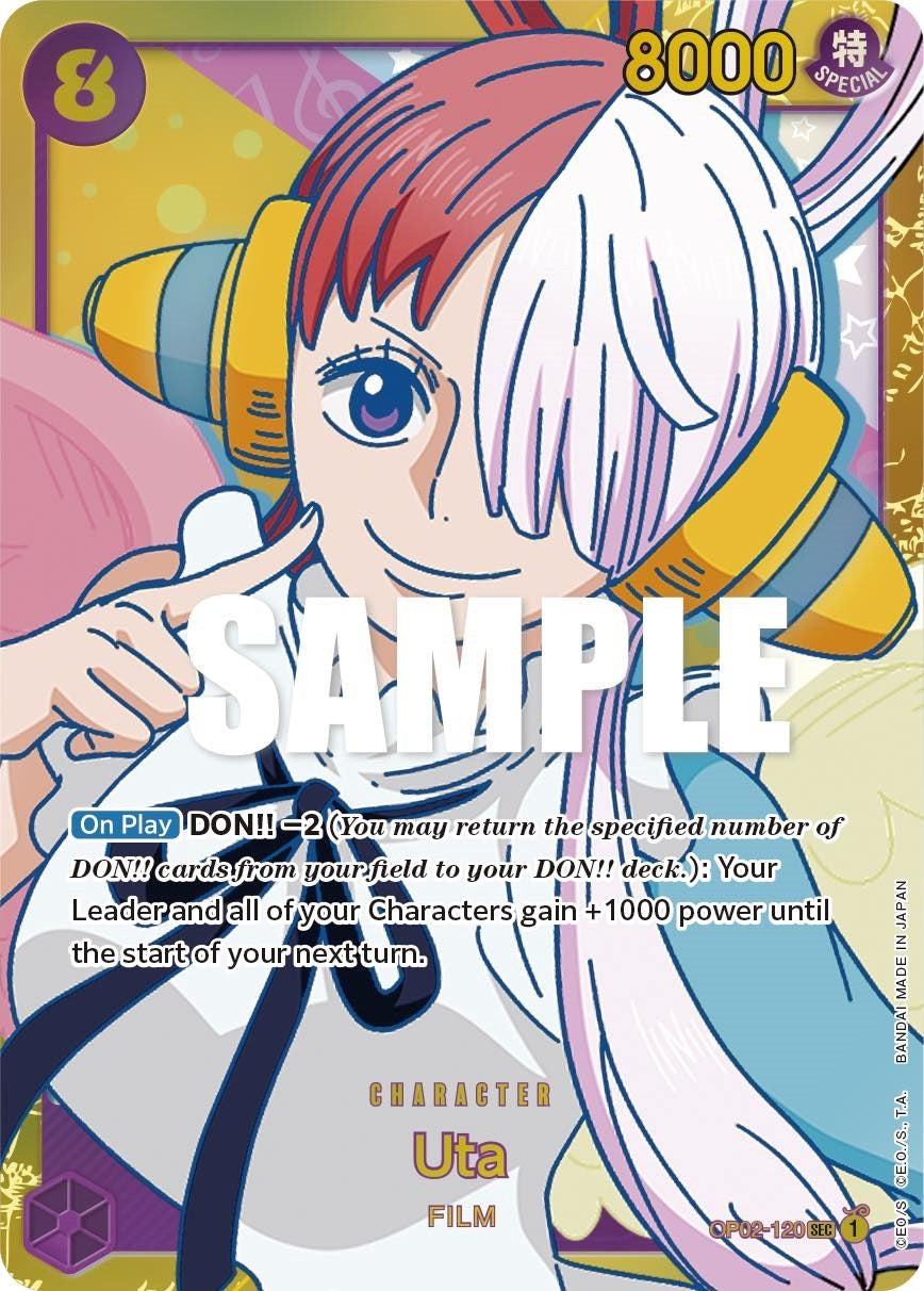 Uta (2120) (OP02) - One Piece Card Game Single
