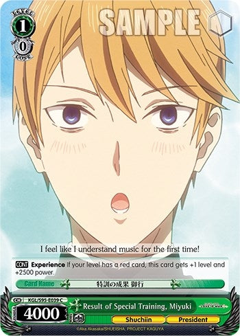 Result of Special Training Miyuki (95039) [LIW] - Weiss Schwarz Single