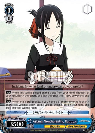 Asking Nonchalantly Kaguya (95090) [LIW] - Weiss Schwarz Single