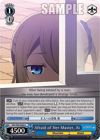 Afraid of Her Master Ai (95093) [LIW] - Weiss Schwarz Single