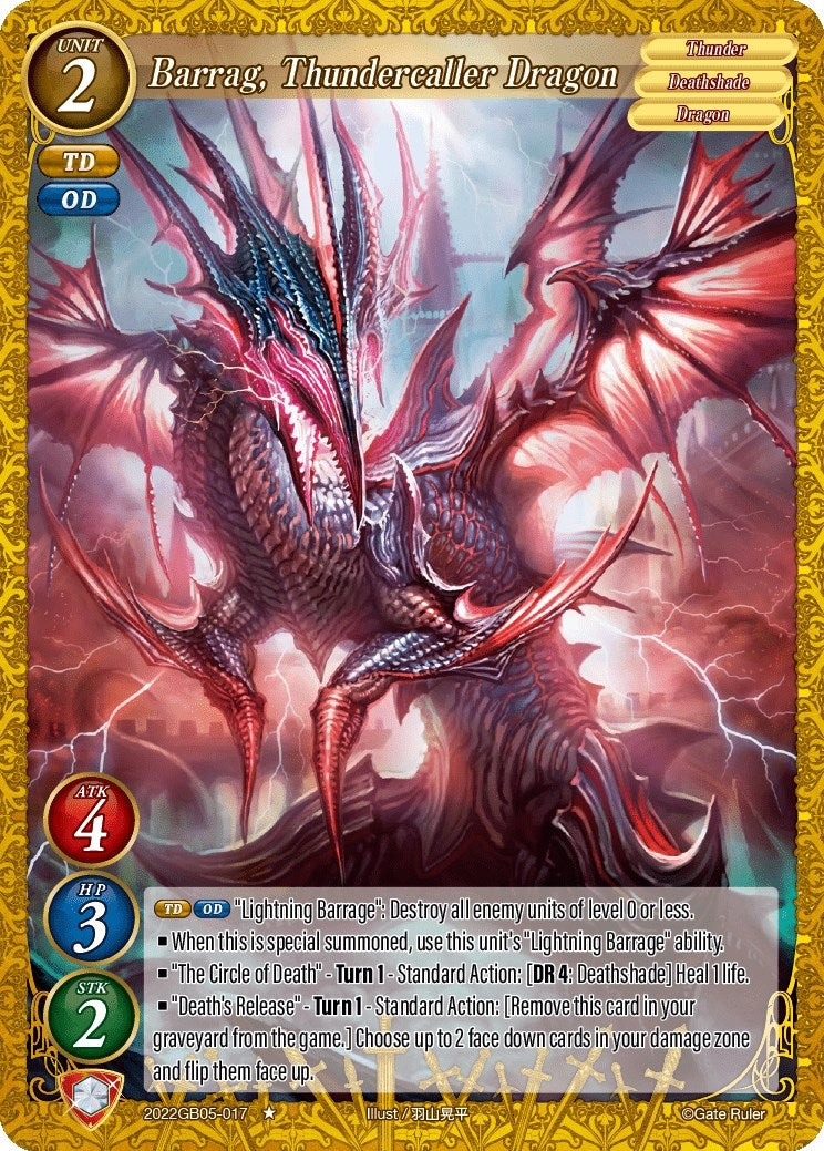 Barrag Thundercaller Dragon (2022) - Gate Ruler Single