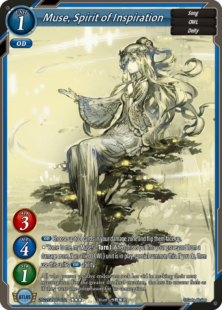Muse Spirit of Inspiration (2022) - Gate Ruler Single