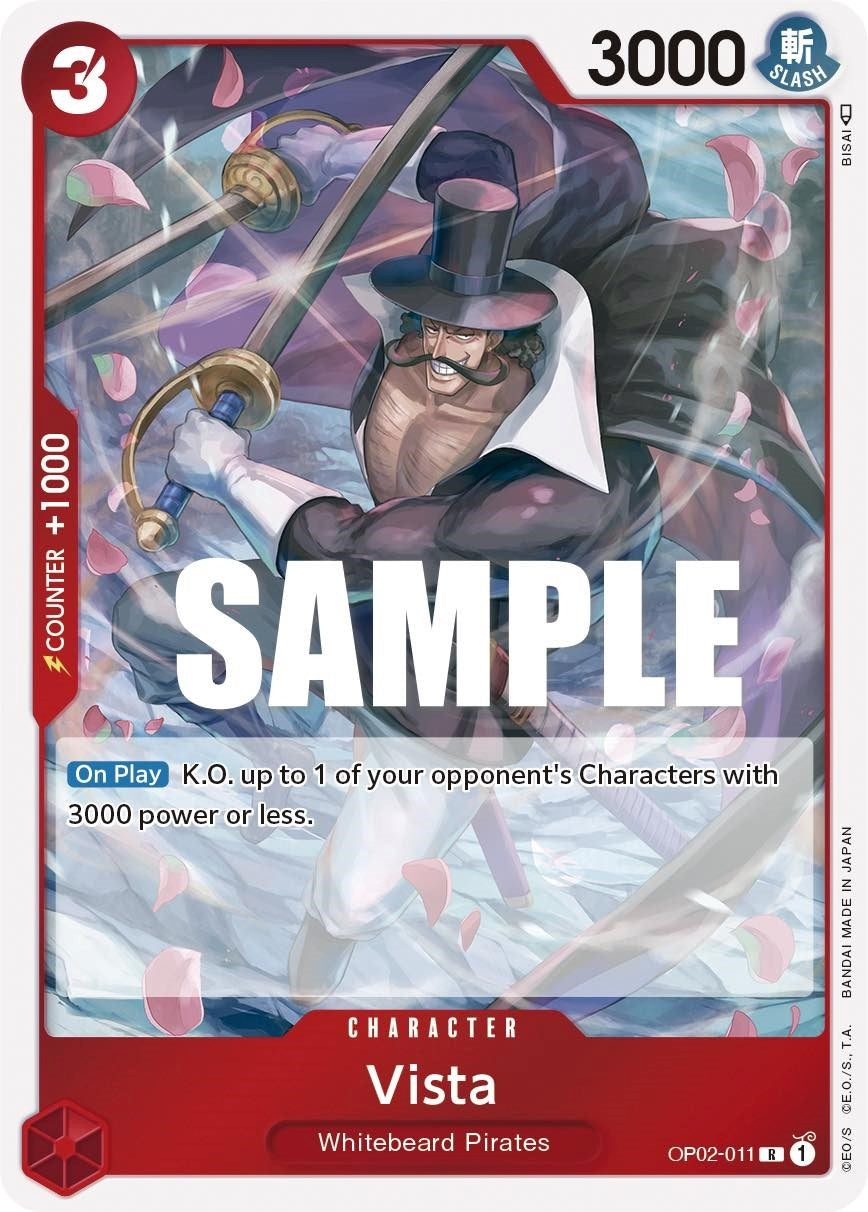 Vista (2011) (OP02) - One Piece Card Game Single