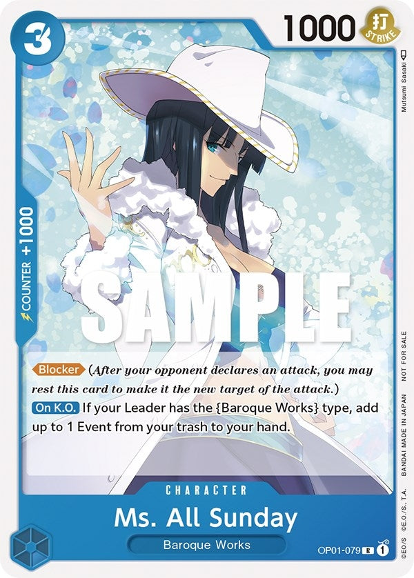 Ms. All Sunday (Promotion Pack 2023) (1079) (OP-PR) - One Piece Card Game Single