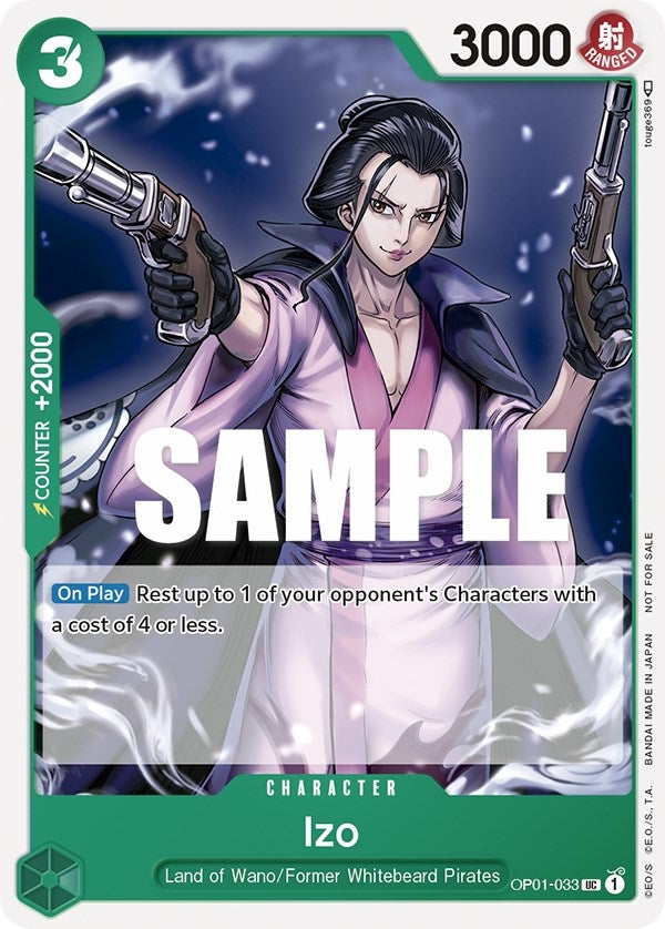 Izo (Tournament Pack Vol. 2) (1033) (OP-PR) - One Piece Card Game Single